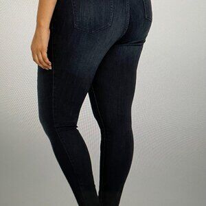 Torrid Premium Stretch Sky High Skinny  Zip Up Jeans Dark Wash Size 20R